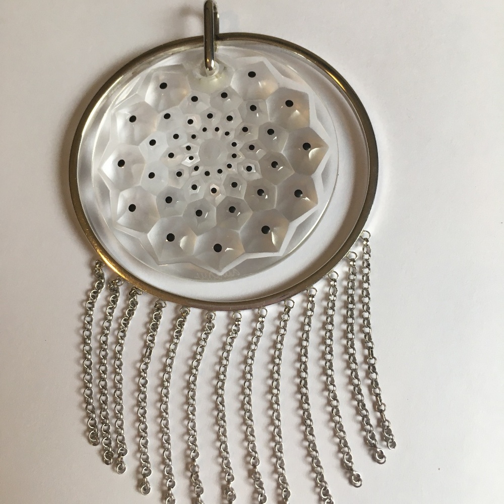 Lalique Cactus De Lalique Madallion Pendant - Picture 3 of 9
